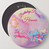 Schaltfläche "personalisierte Geburtstagsdruckmasc Button (Vorne & Hinten)