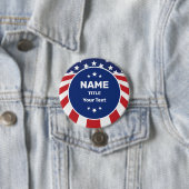 Schaltfläche "personalisierte Wahlkampagne USA" Button (Beispiel)