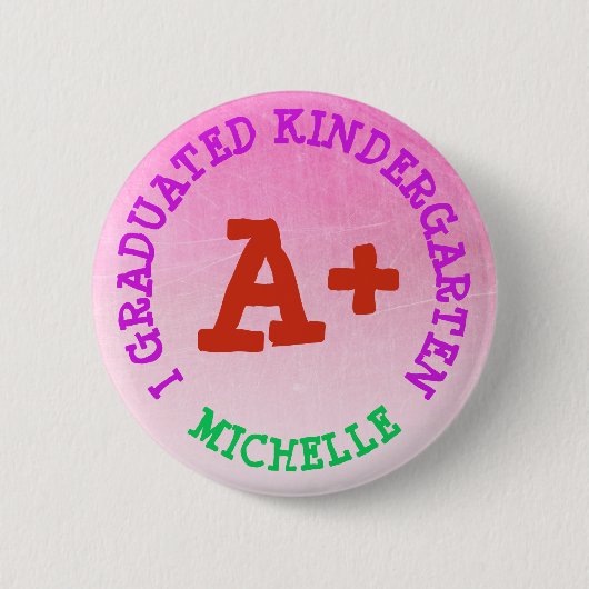 Schaltfläche "Personalisierter Kindergarten" Button (Vorderseite)