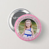 Schaltfläche "personalisierter Kindergarten - Foto Button (Vorne & Hinten)