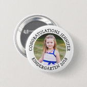 Schaltfläche "personalisierter Kindergarten - Foto Button (Vorne & Hinten)