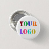 Schaltfläche "Persönliche Logo-Werbefirma" Button (Vorne & Hinten)