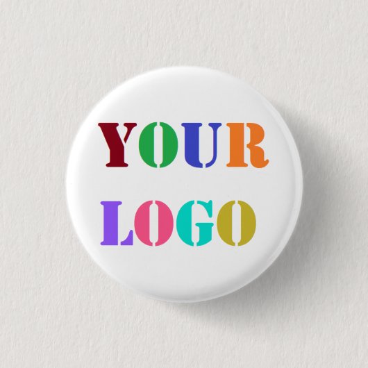Schaltfläche "Persönliche Logo-Werbefirma" Button (Vorderseite)