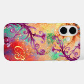 SCHALTFLÄCHE PFLANZE / MAGISCHE WIRBEL IN SPARKLE Case-Mate iPhone HÜLLE (Rückseite (Horizontal))