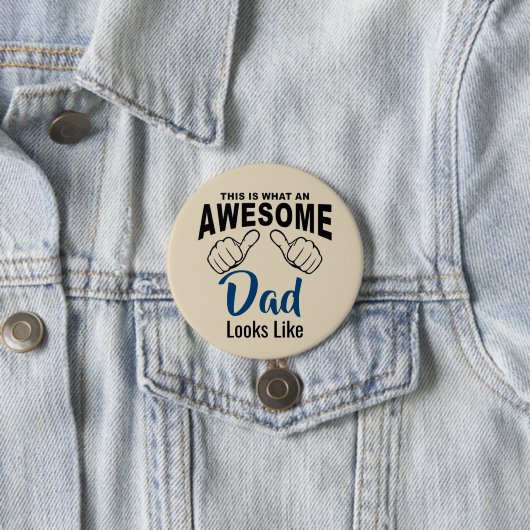 Schaltfläche "phantastischer Vater" Button (Beispiel)