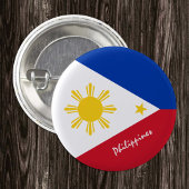 Schaltfläche Philippinen, patriotische philippinis Button