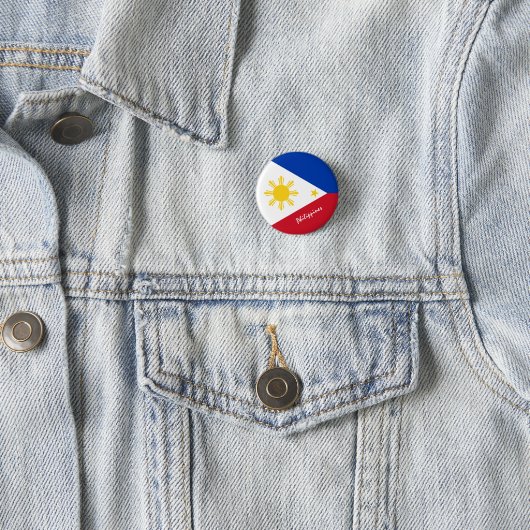 Schaltfläche Philippinen, patriotische philippinis Button (Beispiel)