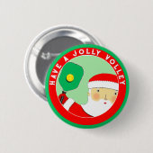 Schaltfläche "Pickleball Christmas Kleinen Geschen Button (Vorne & Hinten)
