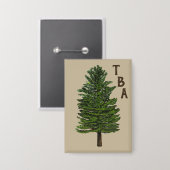 Schaltfläche "Pine Tree" Button (Vorderseite/Rückseite)