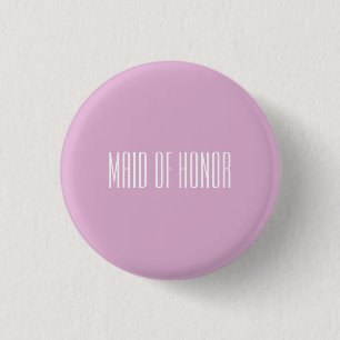 Schaltfläche "Pink Angora Trauzeugin" Button
