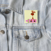Schaltfläche "Pink Baby Giraffe" Button (Beispiel)