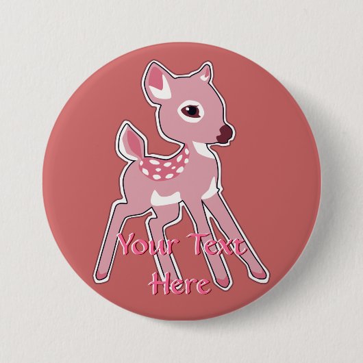 Schaltfläche "Pink Fawn" Button (Vorderseite)