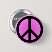 Schaltfläche Pink Peace Symbol Button (Vorne & Hinten)