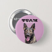 Schaltfläche "Pink Team Bane" Button (Vorne & Hinten)
