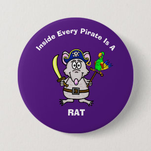 Schaltfläche "Pirate Rat" Button
