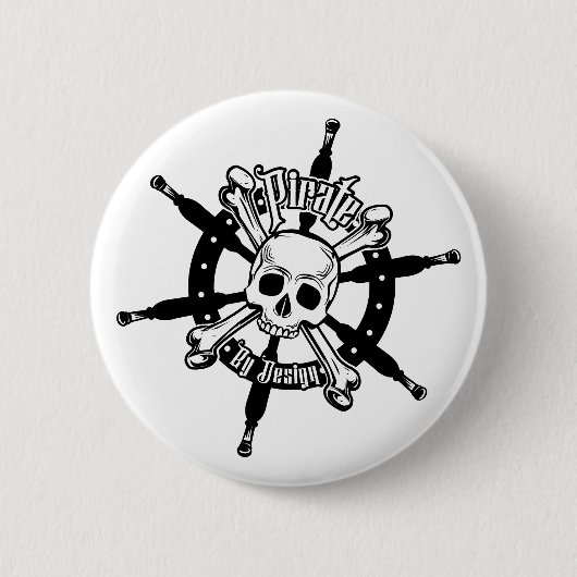 Schaltfläche "Piraten" Button (Vorderseite)