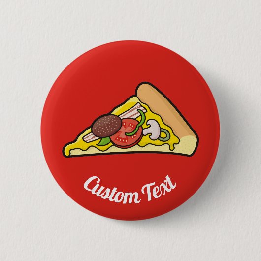 Schaltfläche Pizza Slice Button (Vorderseite)