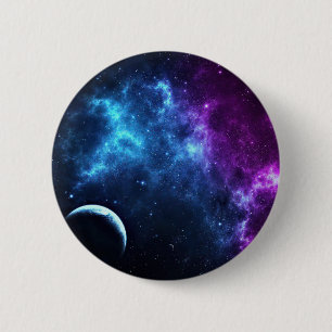 Schaltfläche Planet Galaxy Button