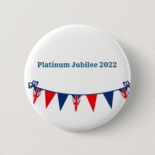 Schaltfläche Platinum Jubilee 2022 Button (Vorderseite)