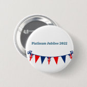 Schaltfläche Platinum Jubilee 2022 Button (Vorne & Hinten)