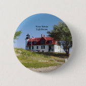 Schaltfläche Point Betsie Lighthouse Button (Vorderseite)