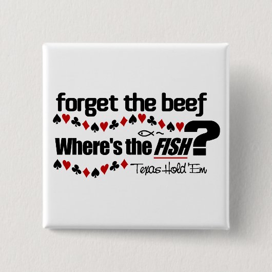 Schaltfläche Poker Fischen Button (Vorderseite)