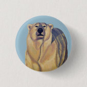 Schaltfläche "Polar Bear Buttons Button Wildlife A (Vorderseite)