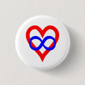 Schaltfläche "Polyamory Pride" (Symbol) Button (Vorderseite)