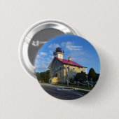 Schaltfläche Port Washington Lighthouse Button (Vorne & Hinten)