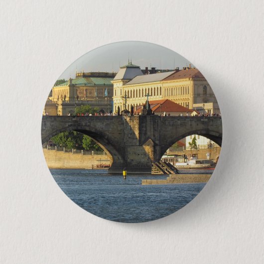 Schaltfläche Prag / Praha Button (Vorderseite)