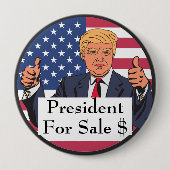 Schaltfläche Präsident für Verkauf Button (Vorderseite)
