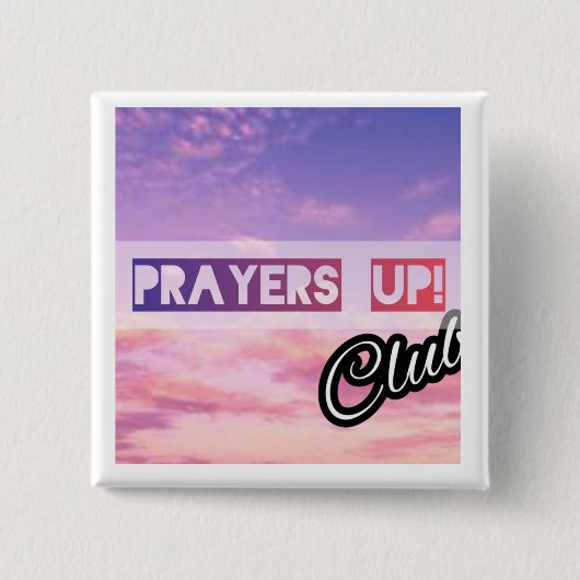 Schaltfläche "Prayers Up Club" Button (Vorderseite)