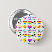 Schaltfläche "Pride Heart" Button (Vorne & Hinten)