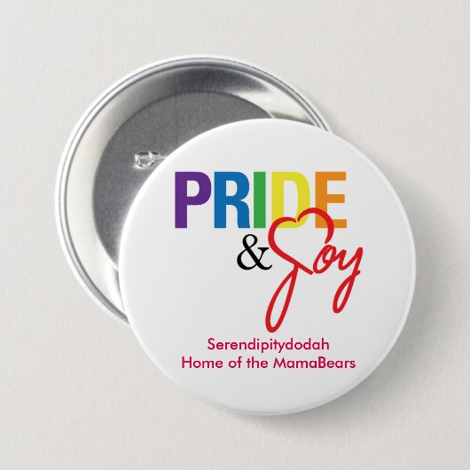 Schaltfläche "Pride & Joy" Button (Vorne & Hinten)