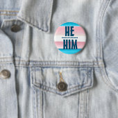 Schaltfläche "PRIDE PRONOUN" (HABM) ABZEICHEN Button (Beispiel)