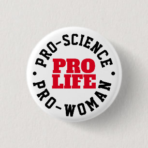 Schaltfläche "Pro-Life Science Woman" Button