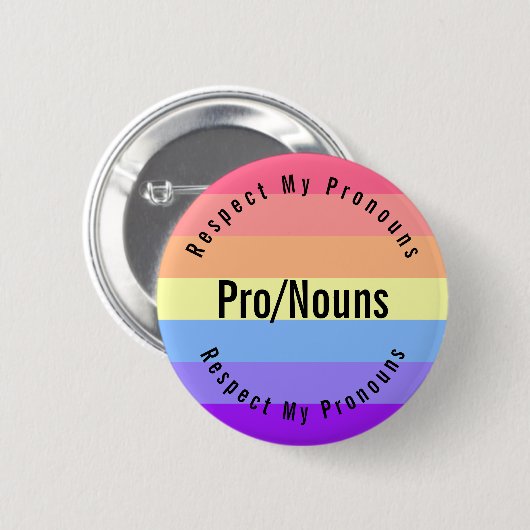 Schaltfläche "Pronomen" für die benutzerdefinierte Button (Vorne & Hinten)