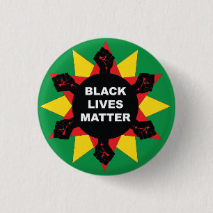 Schaltfläche "Protest Hex Sign Black Lives Match" Button