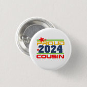 Schaltfläche "Proud-Cousin 2024" Button (Vorne & Hinten)