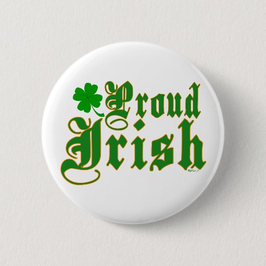 Schaltfläche "Proud Irish" Button (Vorderseite)