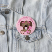 Schaltfläche "Puppy Baby Shower" Button (Beispiel)
