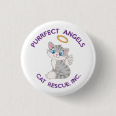 Schaltfläche "Purfect Angels Cat Rescue Button" Button (Vorderseite)