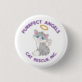 Schaltfläche "Purfect Angels Cat Rescue Button" Button