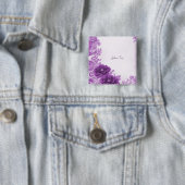 Schaltfläche "Purple Flowers" Blüh Button (Beispiel)