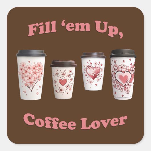 Schaltfläche Quadratischer Aufkleber (Vorderseite)