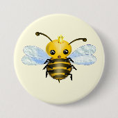 Schaltfläche "Queen Bee" - Farbe - Text Button (Vorderseite)