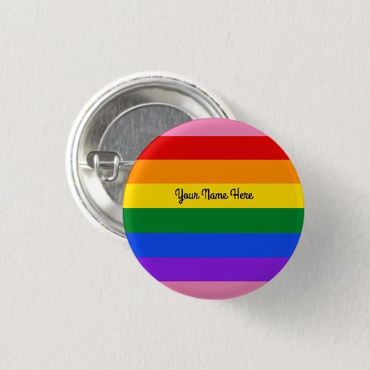 Schaltfläche Rainbow #1 Button (Vorne & Hinten)