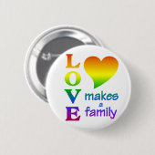 Schaltfläche "Rainbow Family" Button (Vorne & Hinten)