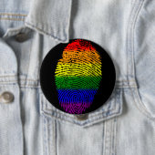 Schaltfläche "Rainbow Fingerprint LGBT Prix"-Butto Button (Beispiel)