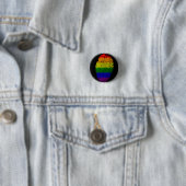 Schaltfläche "Rainbow Fingerprint LGBT Prix"-Butto Button (Beispiel)